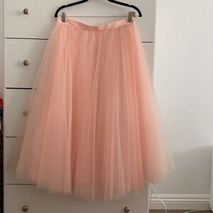 midi tulle skirt